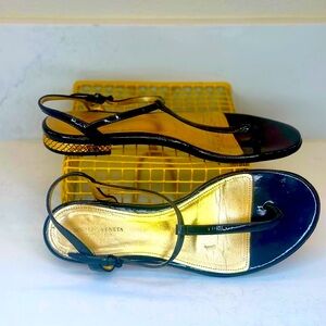 Bottega Veneta Taupe Minimalist Sandals